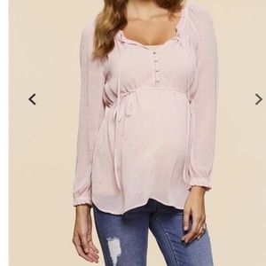 Jessica simpson maternity blouse